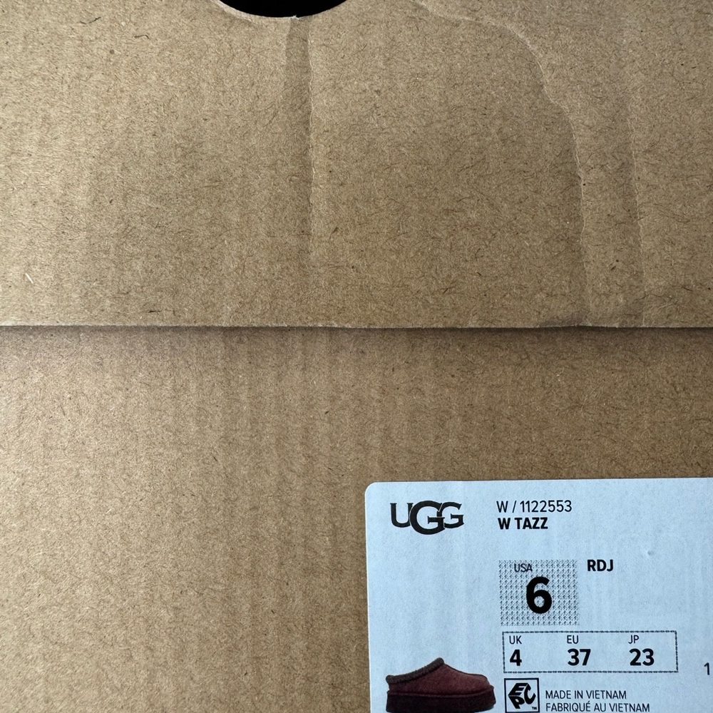 Brand New UGG Tazz “Red Jasper” Women's Platform Slippers 1122553-RDJ - Picture 8 of 11